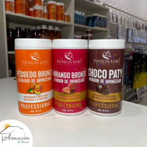 Ativador de Bronzeado 900g | Pêssego | Morango | Choco Paty |- Patrícia Lobo Cosméticos