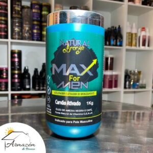Max For Men Acelerador e Ativador de Bronzeamento 1Kg - Natural Bronze