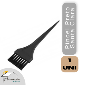 Pincel Preto para Aplicação de Produtos - Santa Clara