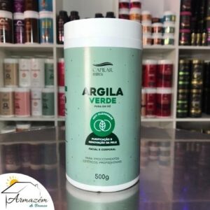 Argila Verde Pura em Pó 500g - Capilar Essência